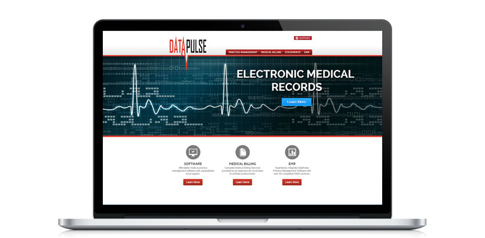 Custom Website on Computer